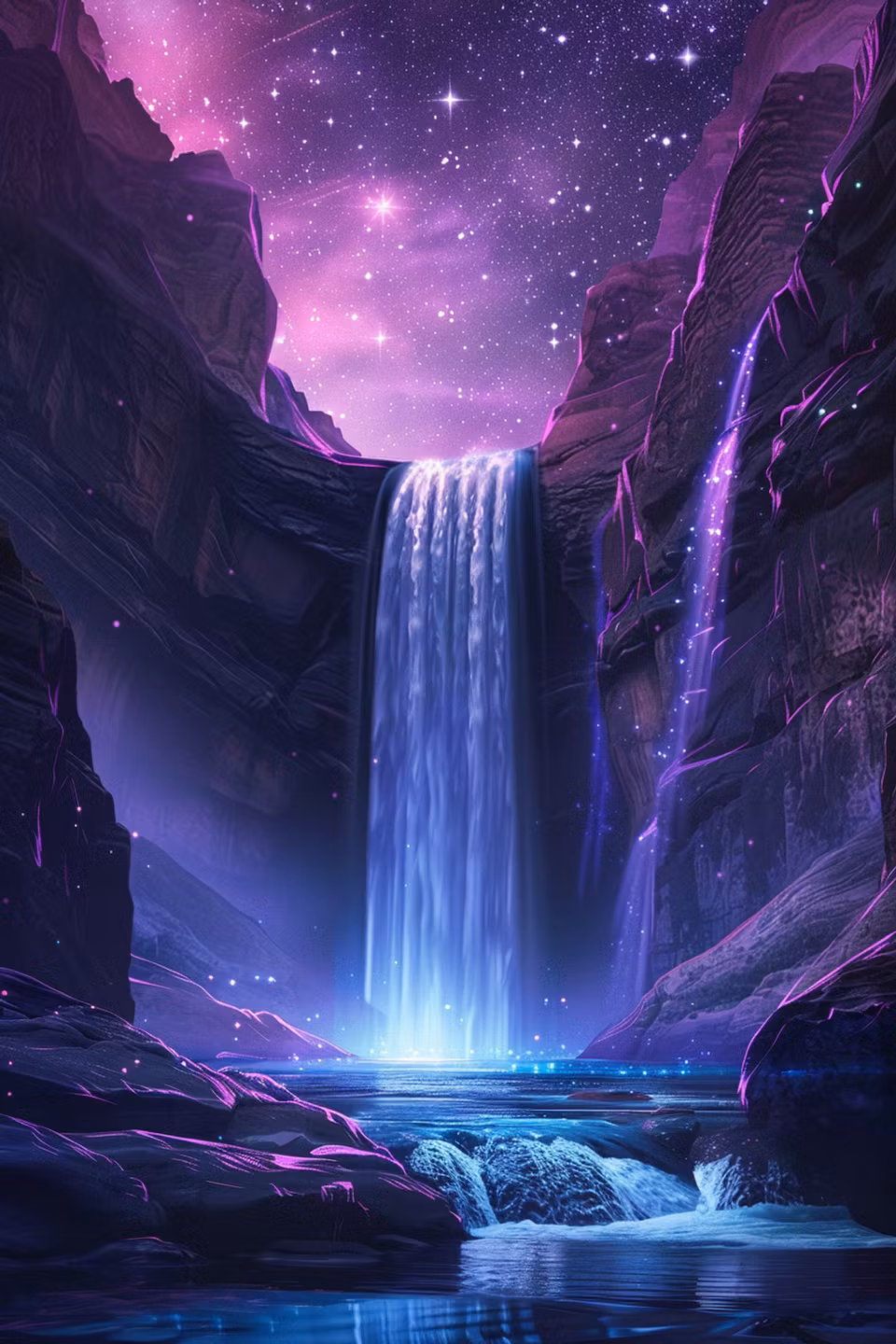 Korsstygn - Drömmarnas vattenfall (Beställningsvara)