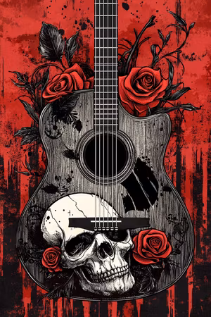 Korsstygn - Gitarrens tysta rebell (Beställningsvara)