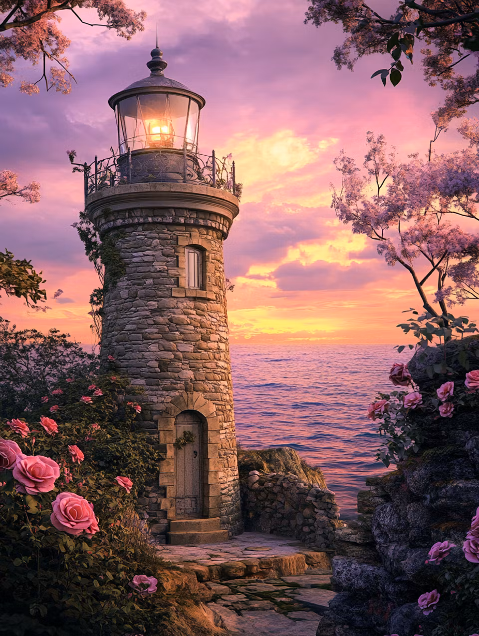 Paint by number - Romantik vid havet (Beställningsvara)