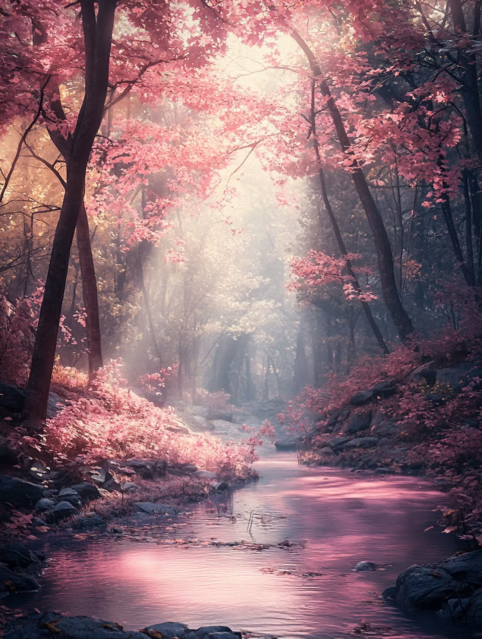 Diamond Painting - Sagoflöde i dimmans ljus (Beställningsvara)