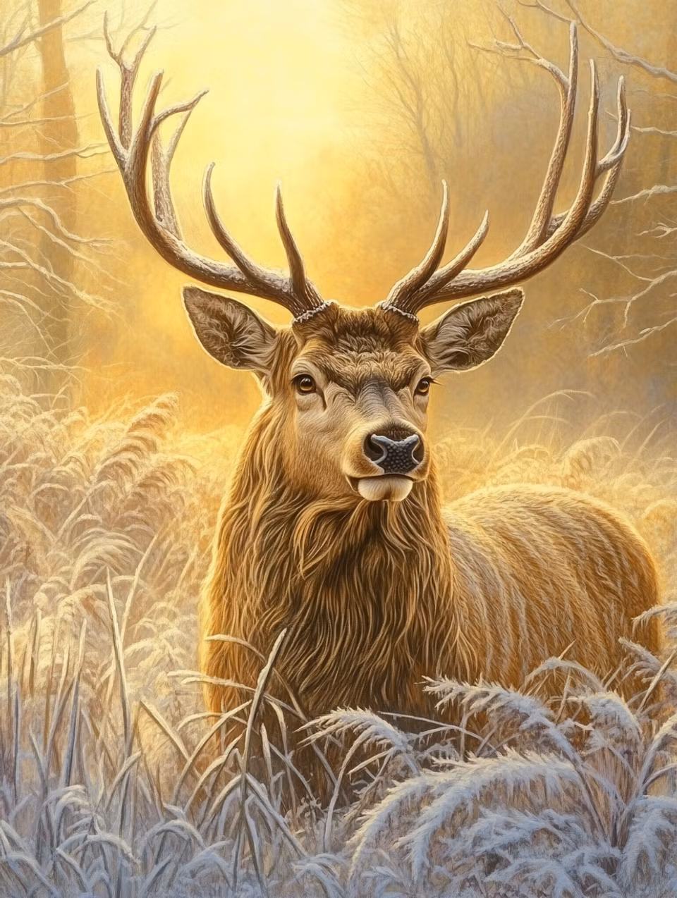 Paint by number - Hjortens frid (Beställningsvara)