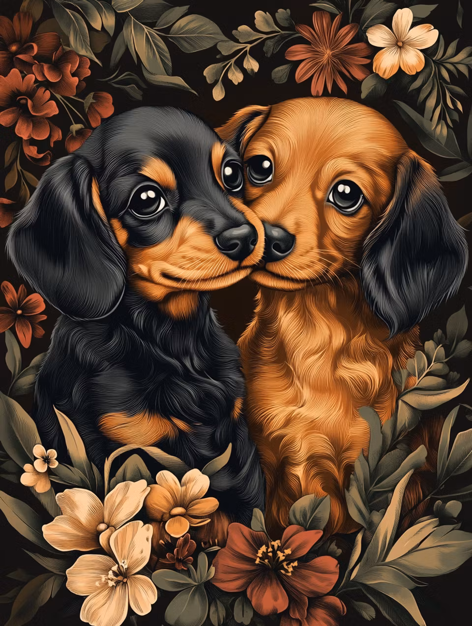 Paint by number - Taxkärlek i blom (Beställningsvara)