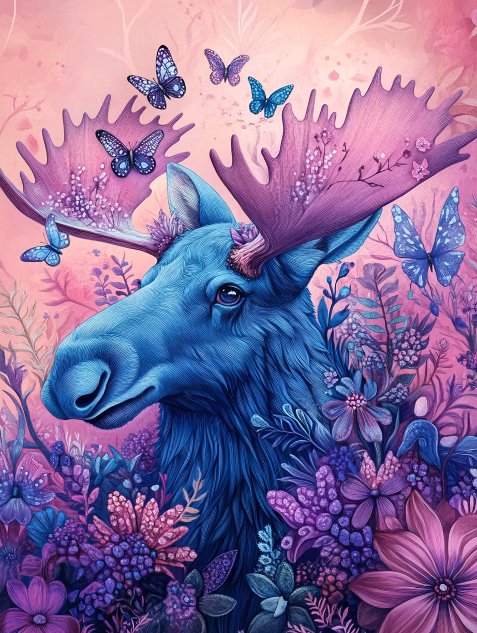 Diamond Painting - Fjärilarnas kung (Beställningsvara)