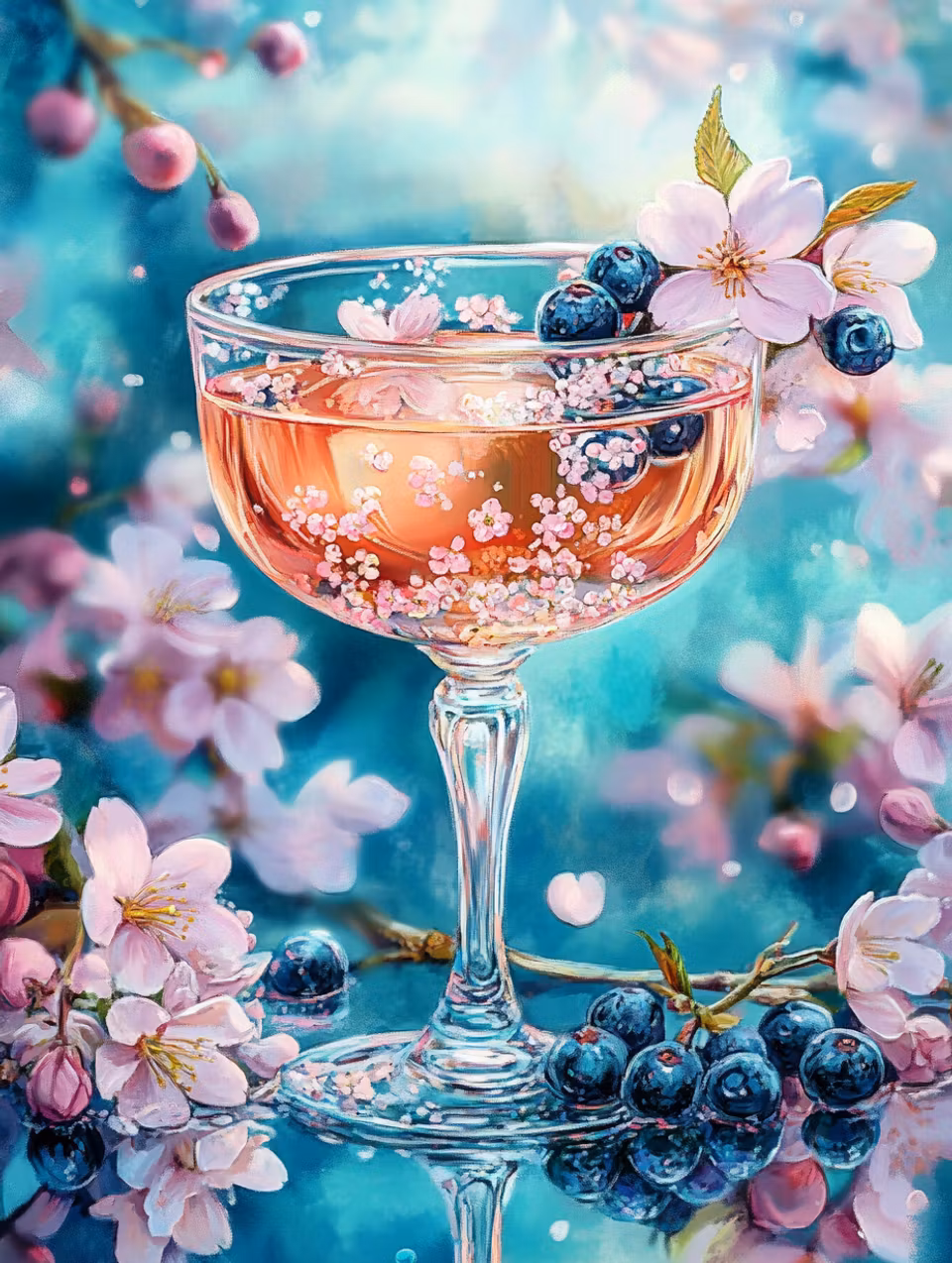 Diamond Painting - Vårens skål i blom (Beställningsvara)