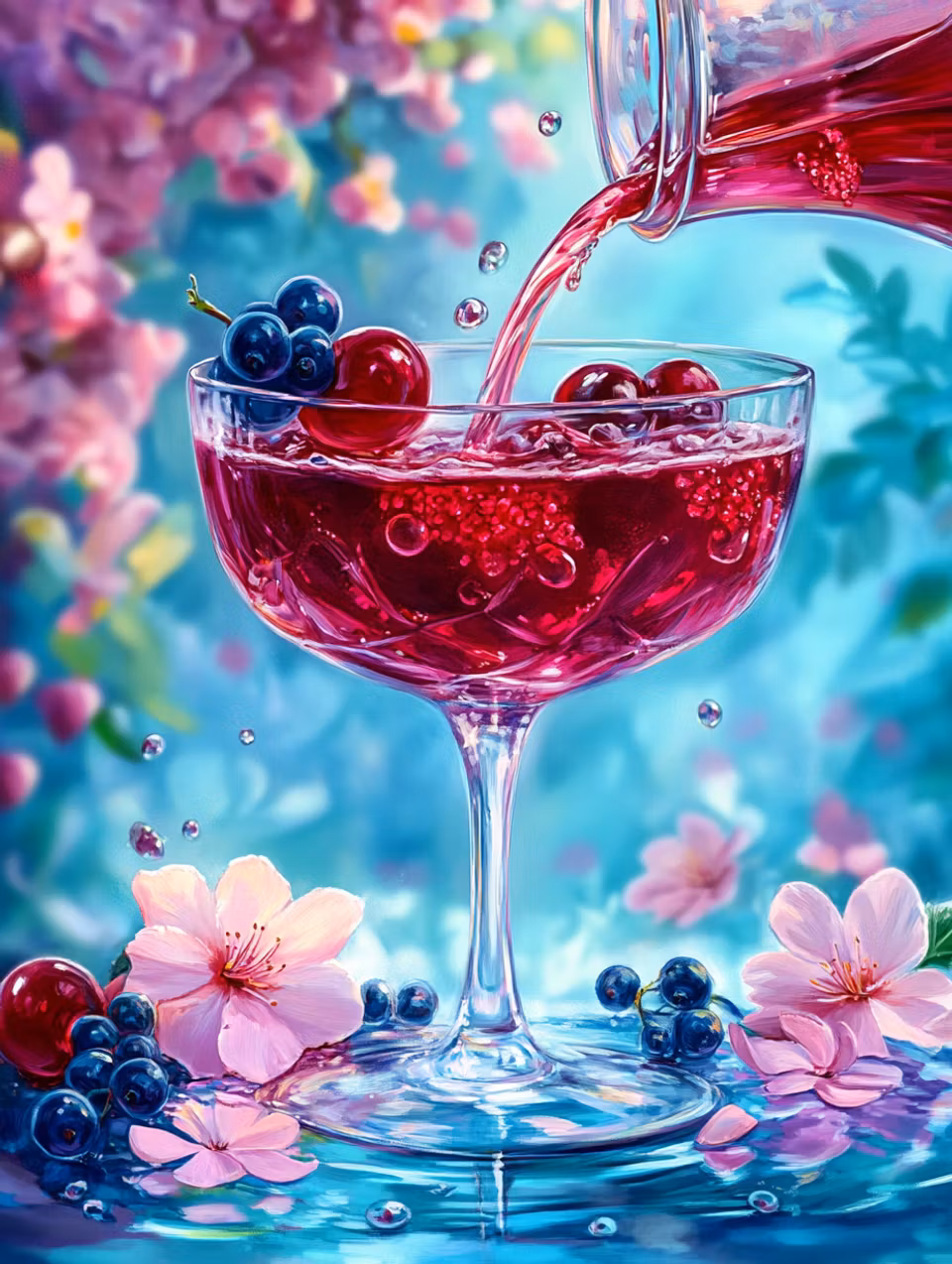 Paint by number - Körsbärsdoft och sommarbris (Beställningsvara)