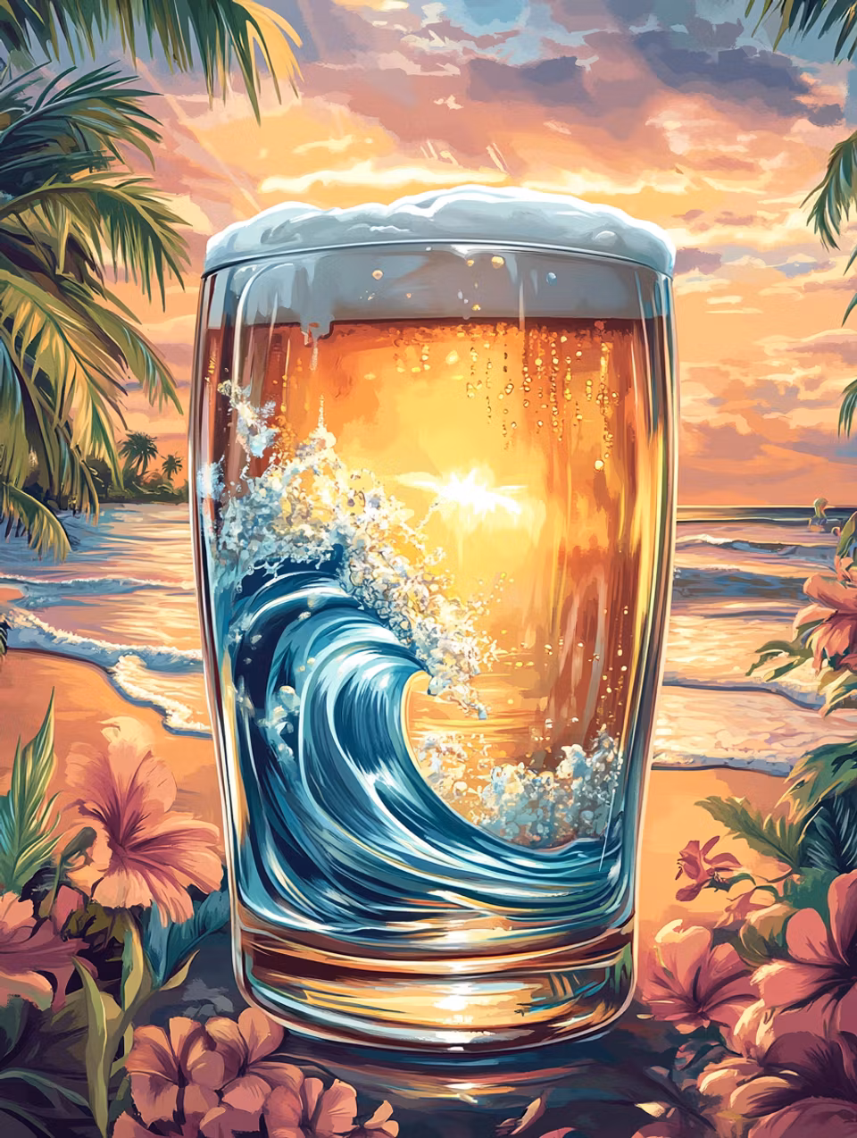 Korsstygn - Vågornas brygd (Beställningsvara)