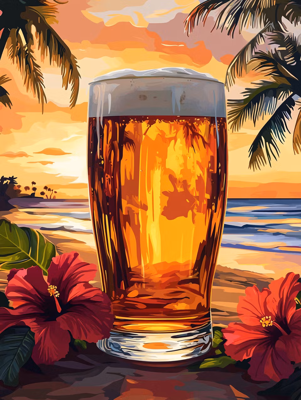 Korsstygn - Sol, skum och paradis (Beställningsvara)