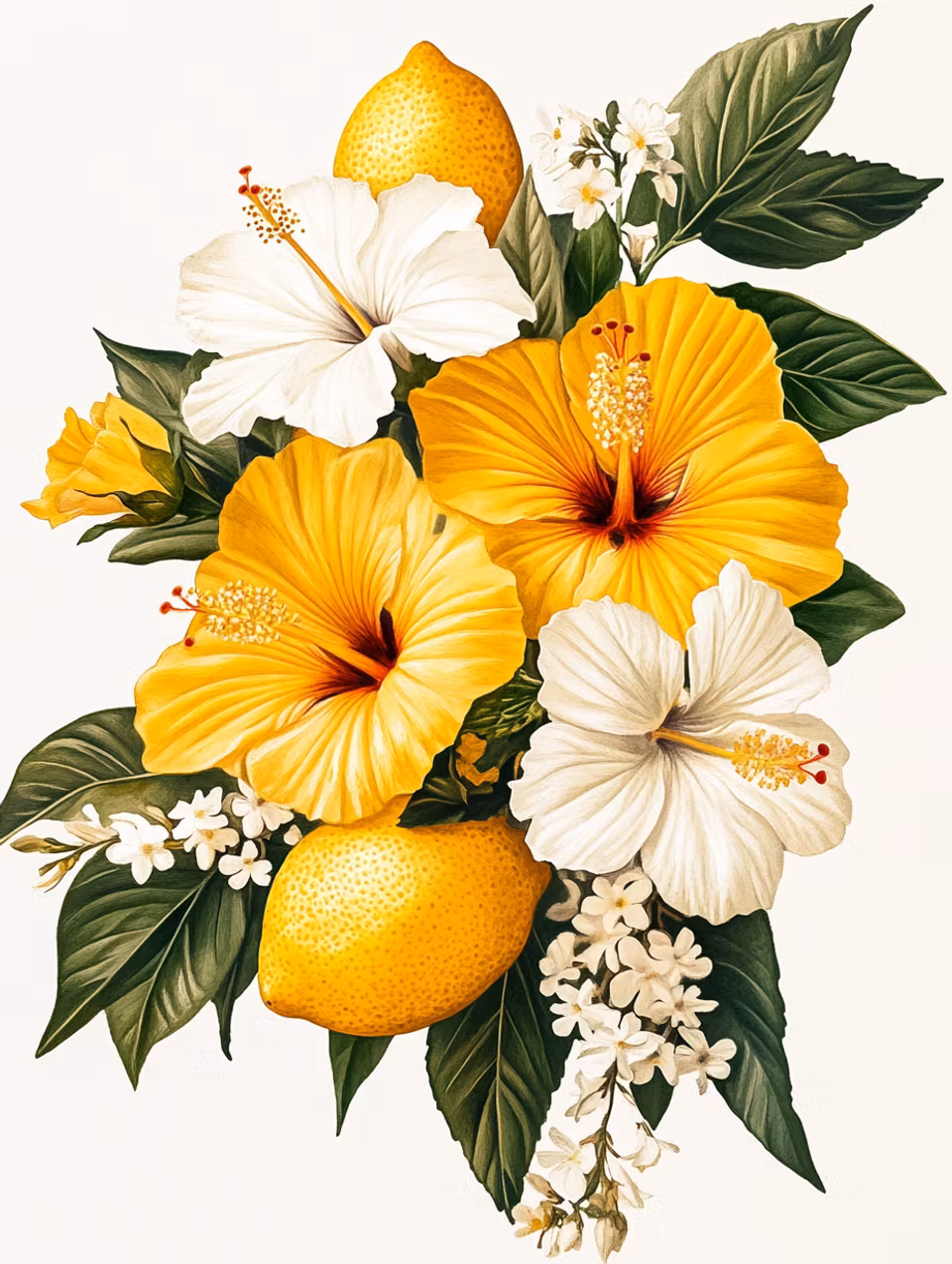 Diamond Painting - Solvarma blommor och citrusdoft (Beställningsvara)