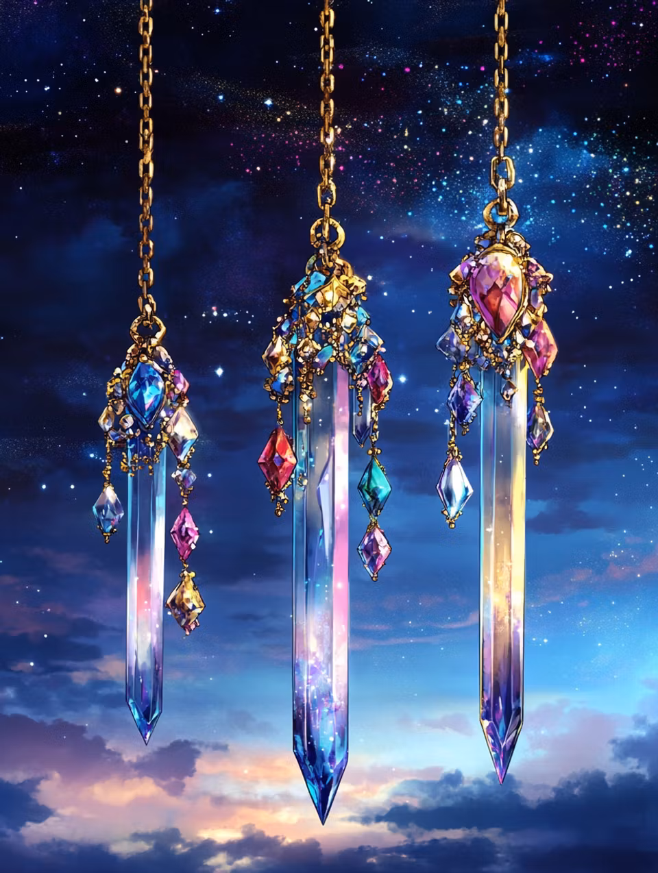 Paint by number - Stjärnljus fångat i kristall (Beställningsvara)