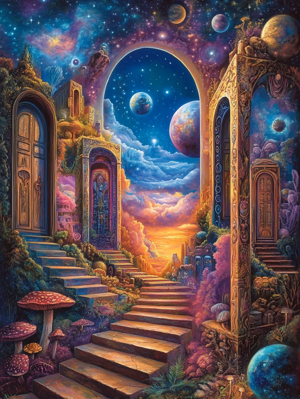 Korsstygn - Portar till oändliga världar (Beställningsvara)