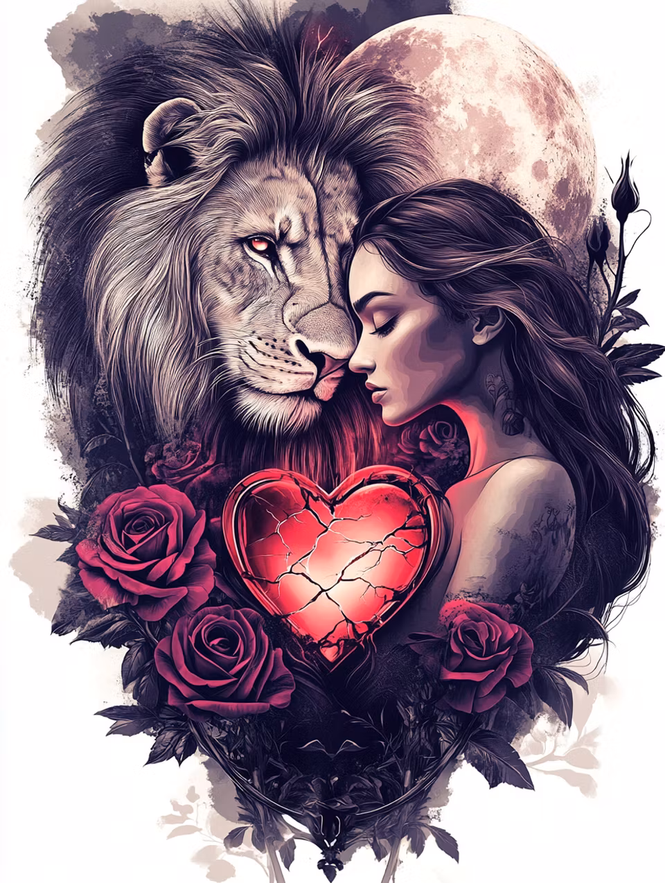 Paint by number - Tämj ditt inre vilddjur med kärlek (Beställningsvara)