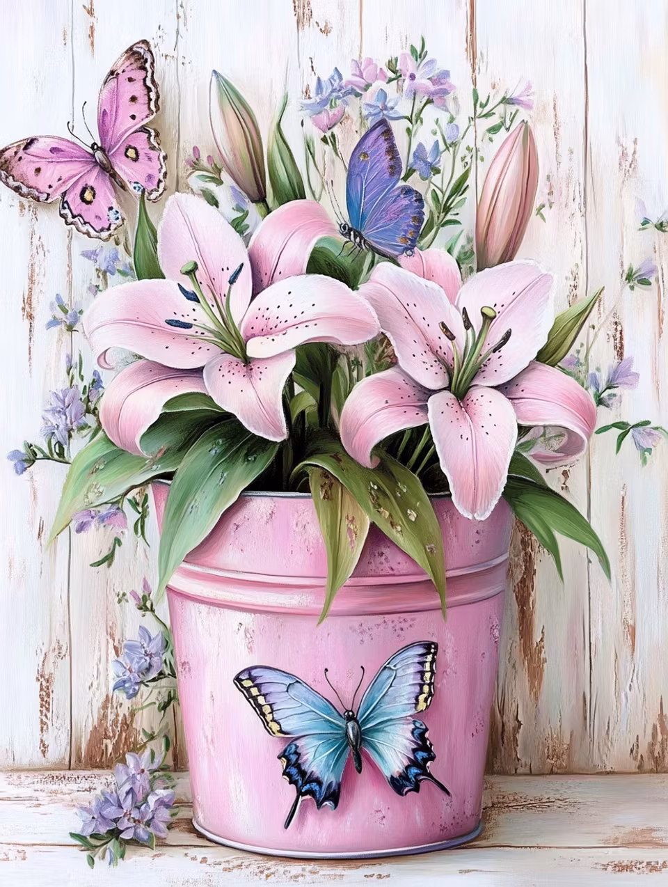 Diamond Painting - En bukett av vårdrömmar (Beställningsvara)