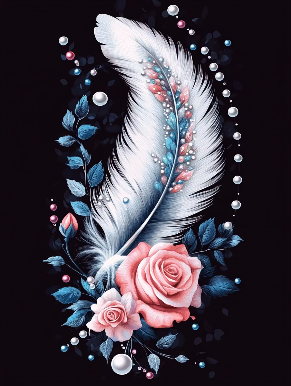 Korsstygn - Ljusets viskning på fjäderns spets (Beställningsvara)