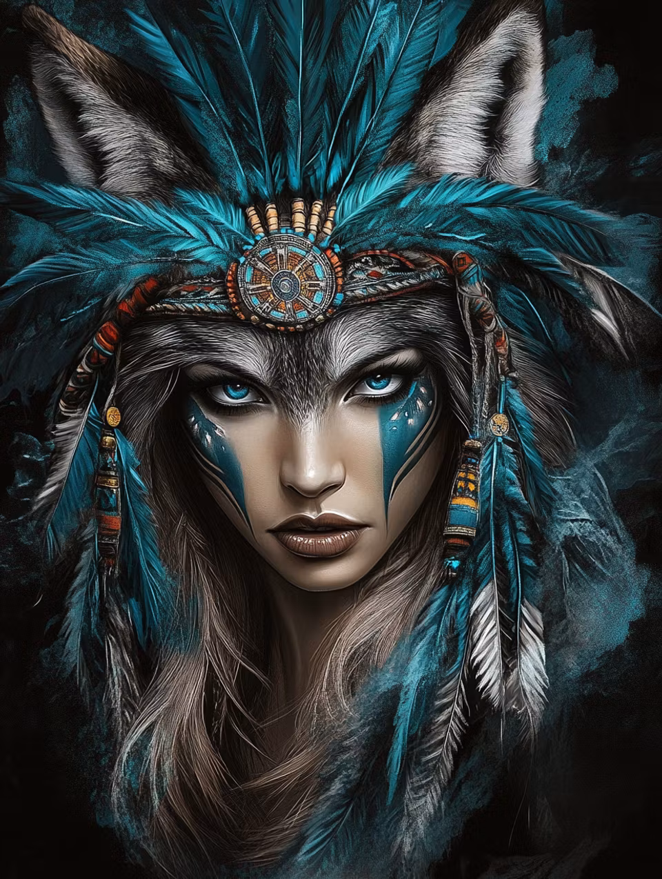 Paint by number - Styrka i blicken, visdom i själen (Beställningsvara)