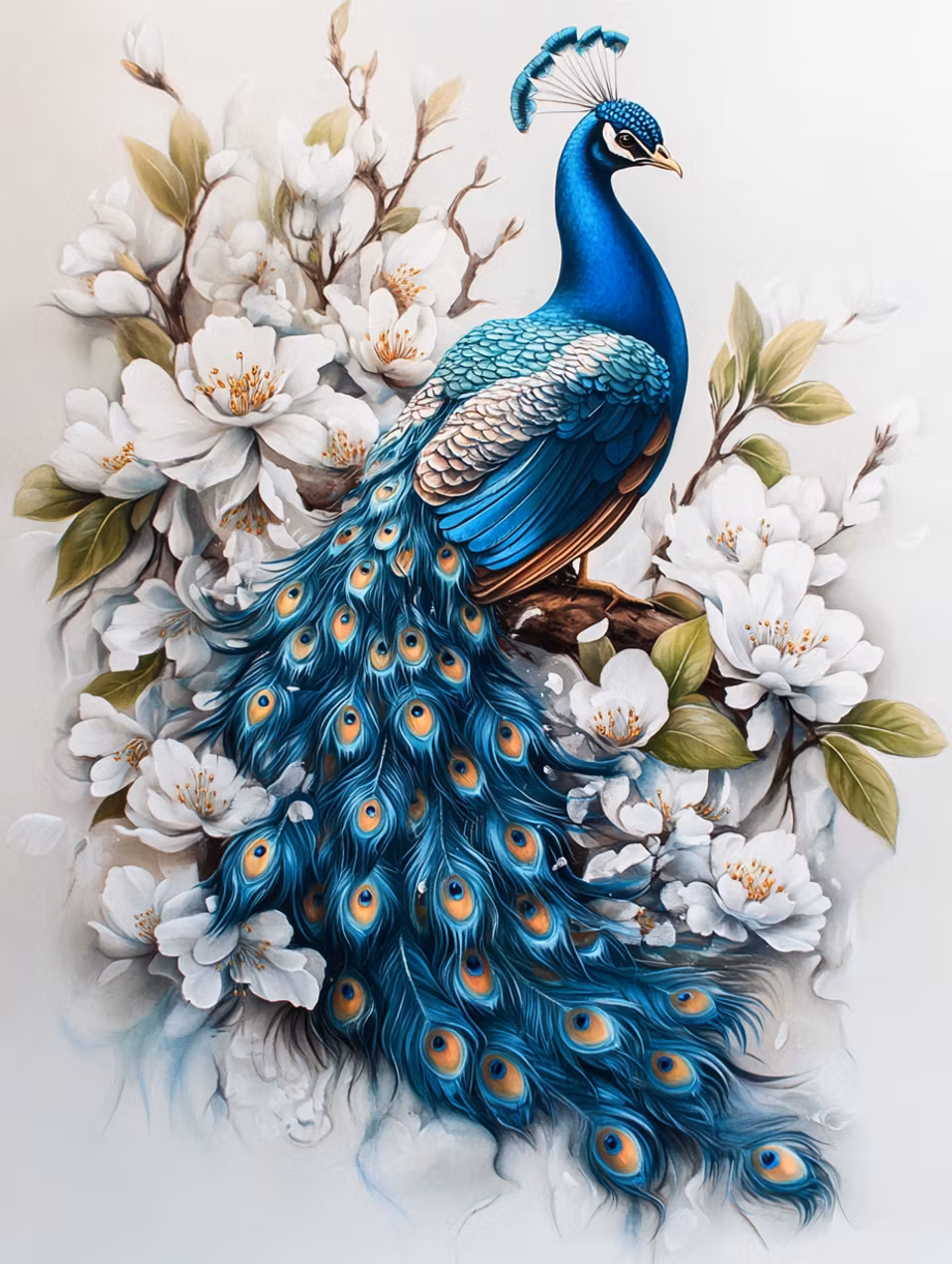 Diamond Painting - Skönhetens krona i vårens blom (Beställningsvara)