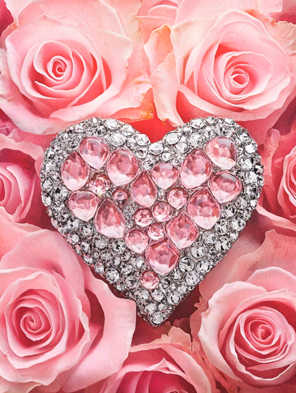 Korsstygn - Lyx i kärlekens form (Beställningsvara)