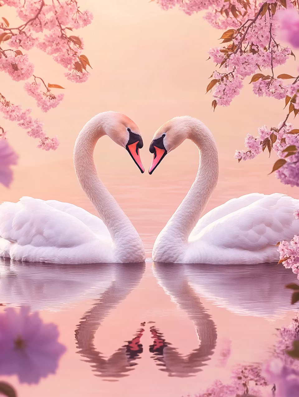 Paint by number - Romantikens dans i stilla vatten (Beställningsvara)