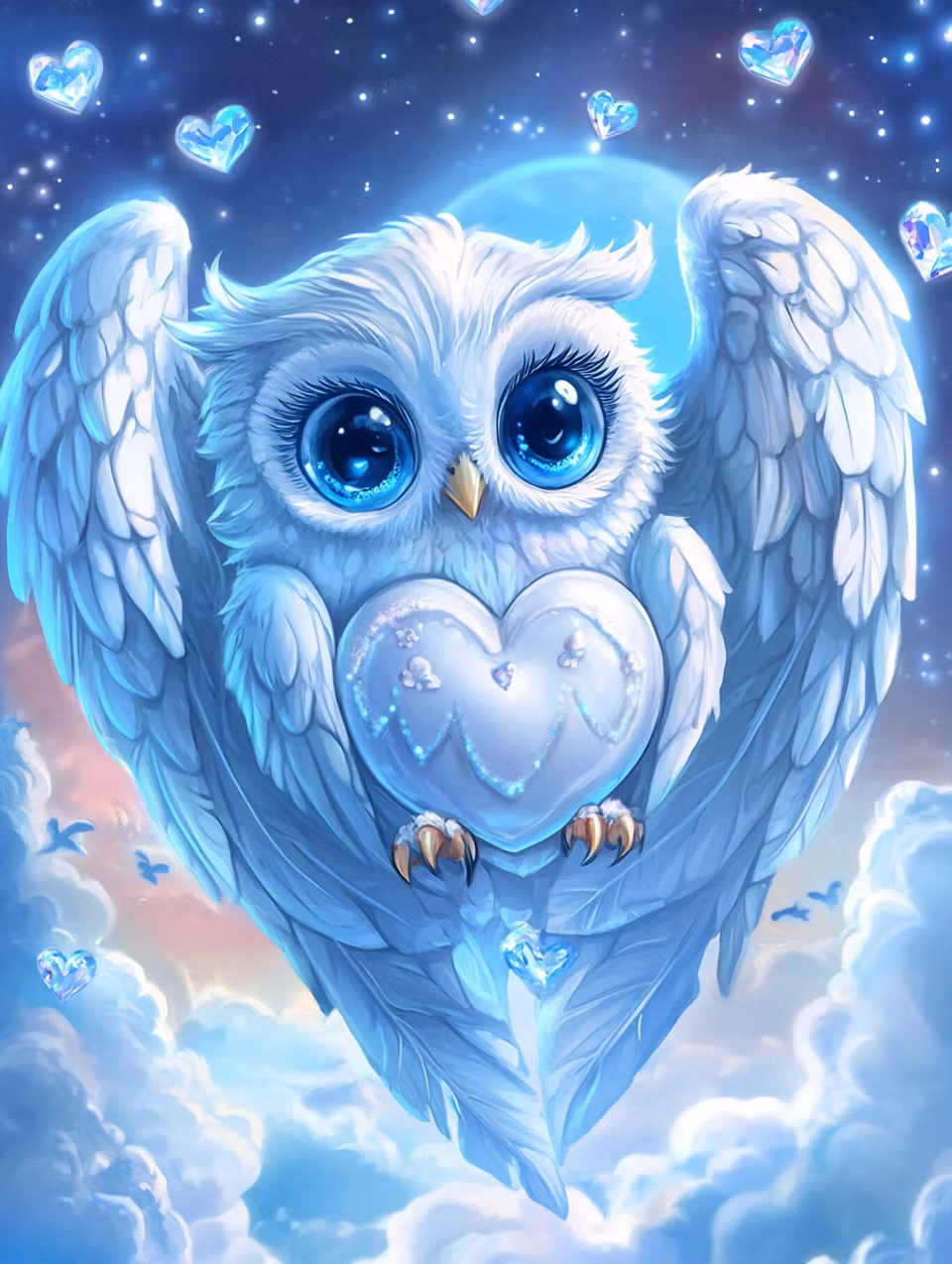 Diamond Painting - Månhjärtats väktare (Beställningsvara)