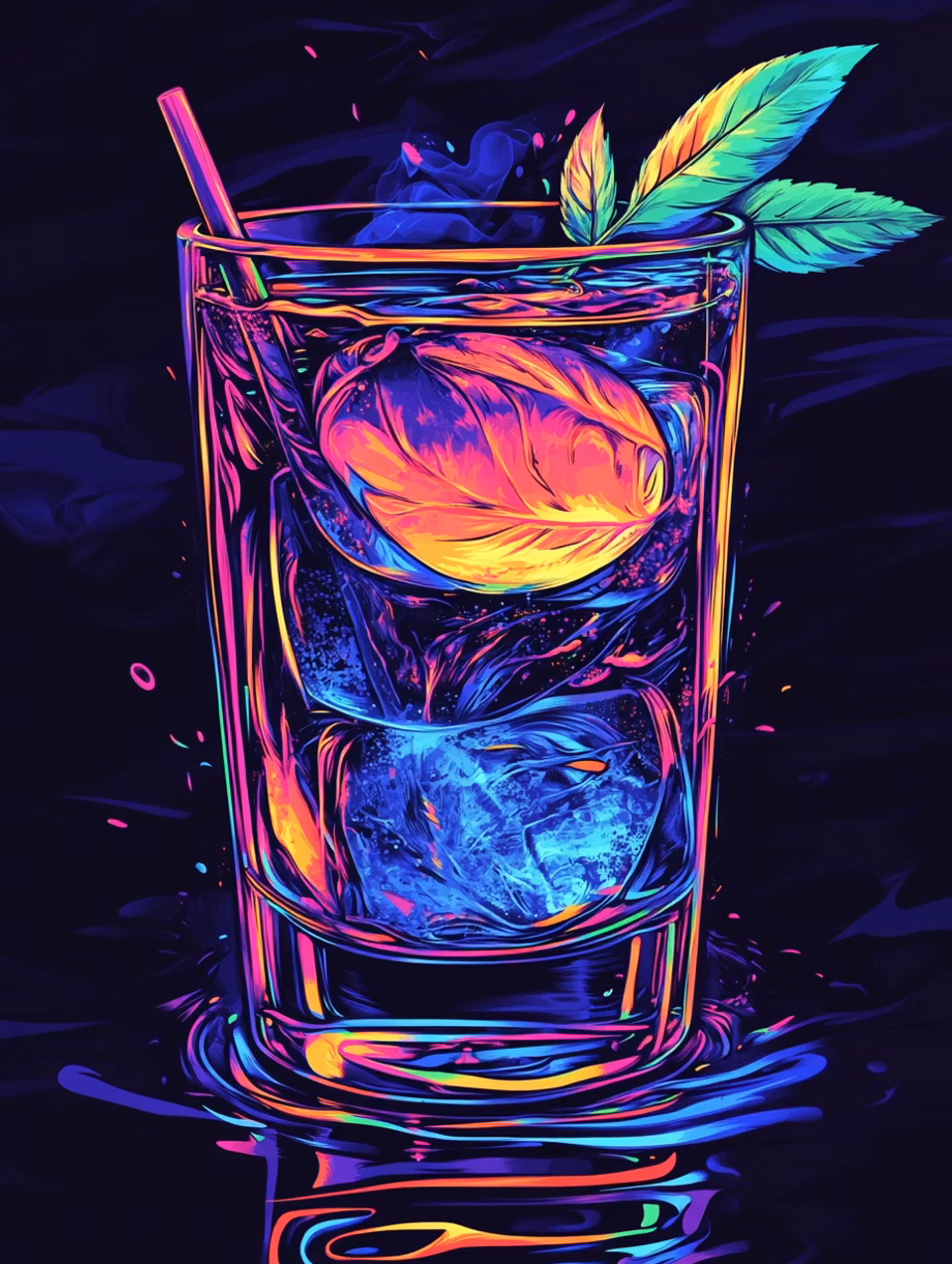 Korsstygn - Midnight Mojito (Beställningsvara)