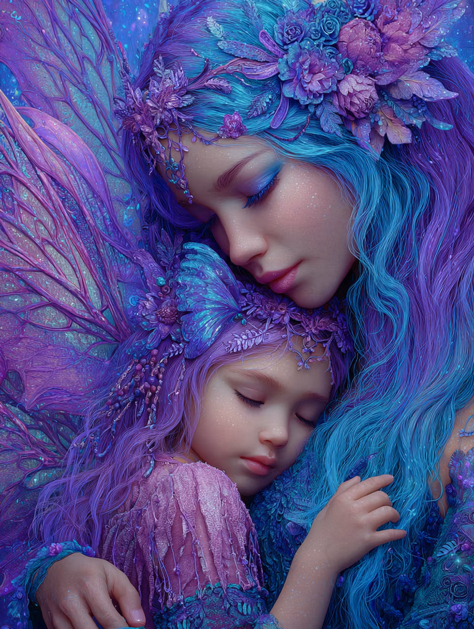 Paint by number - Moderlig Magi (Beställningsvara)