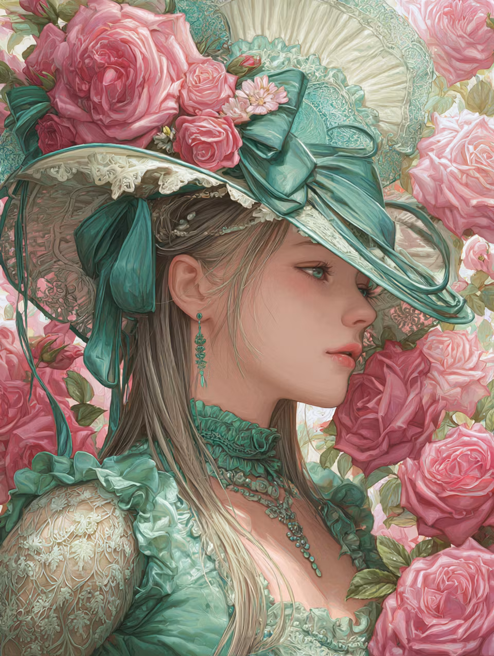 Paint by number - Rosenträdgårdens Muse (Beställningsvara)