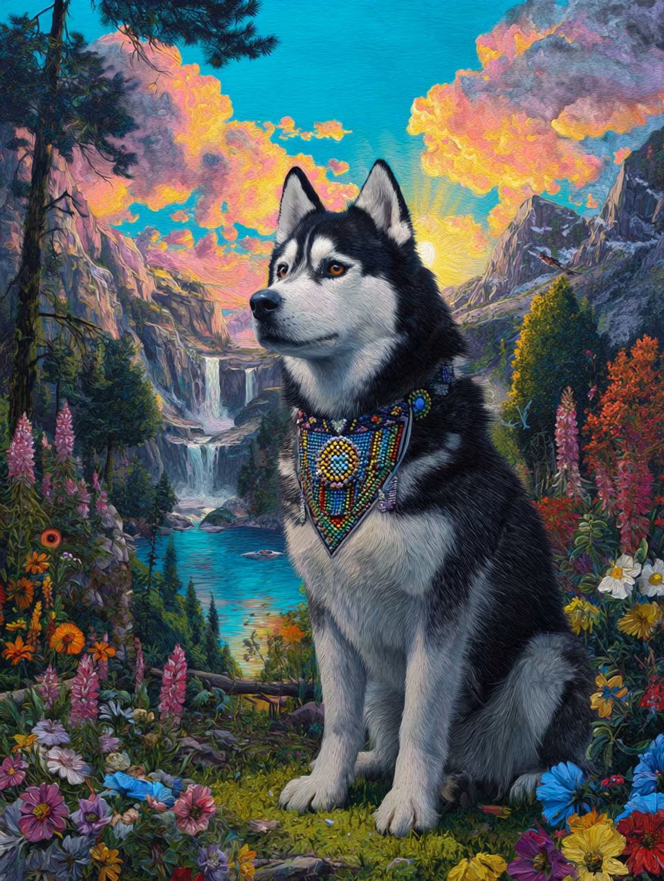 Paint by number - Skymningsglöd & Huskydrömmar (Beställningsvara)