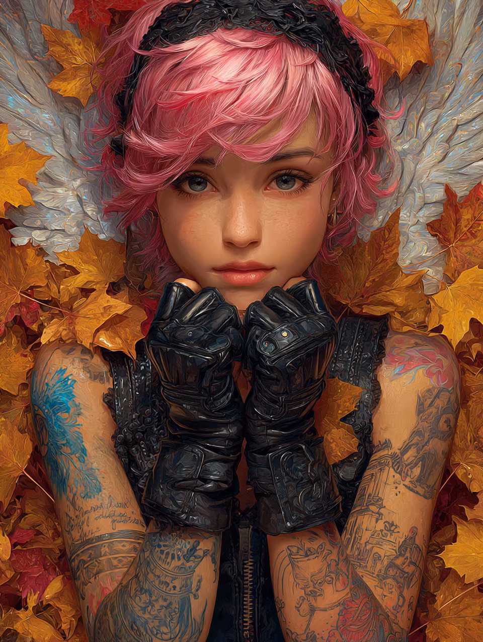 Paint by number - Ängel med attityd (Beställningsvara)