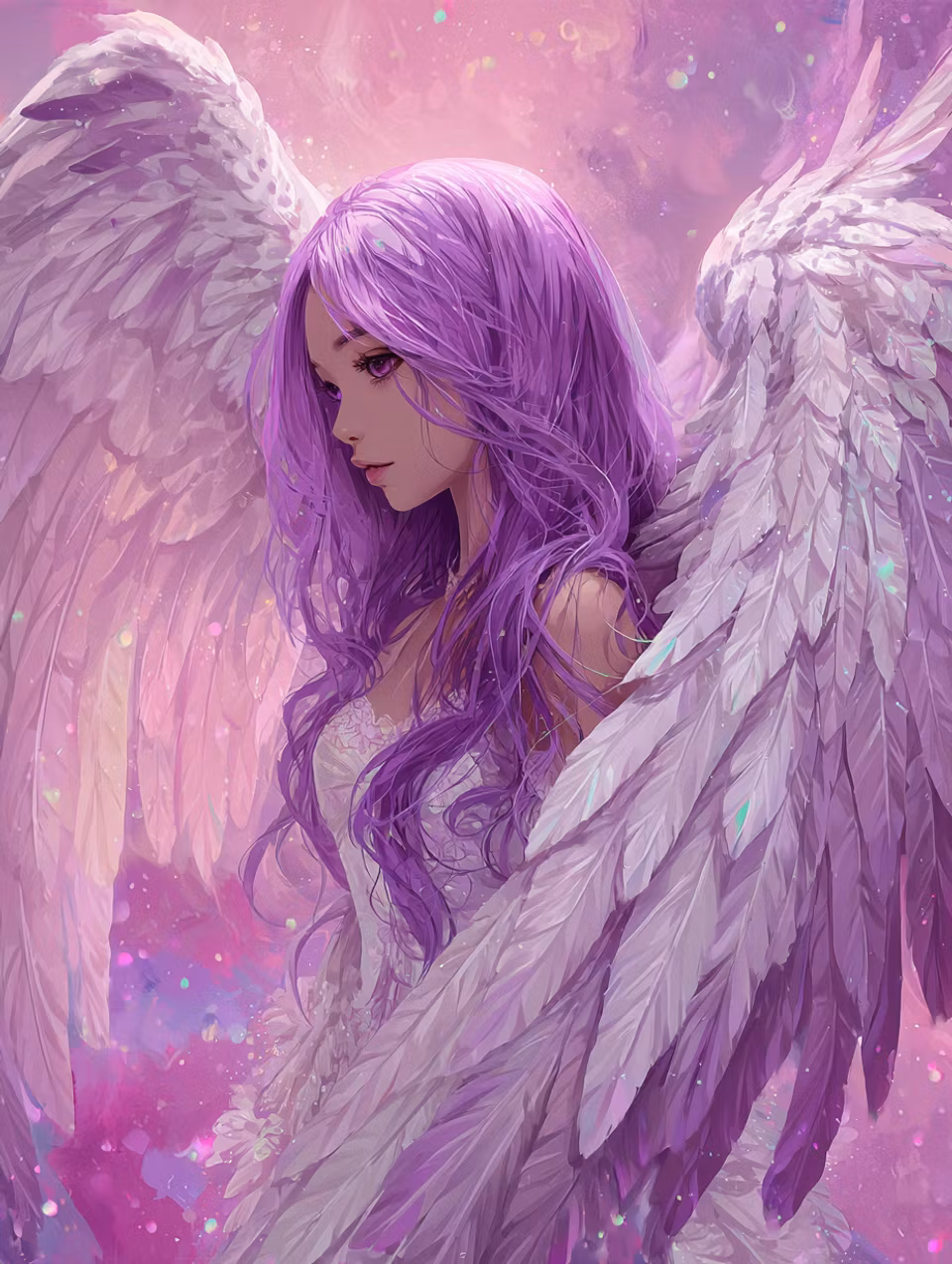 Korsstygn - Lilavingad frid (Beställningsvara)