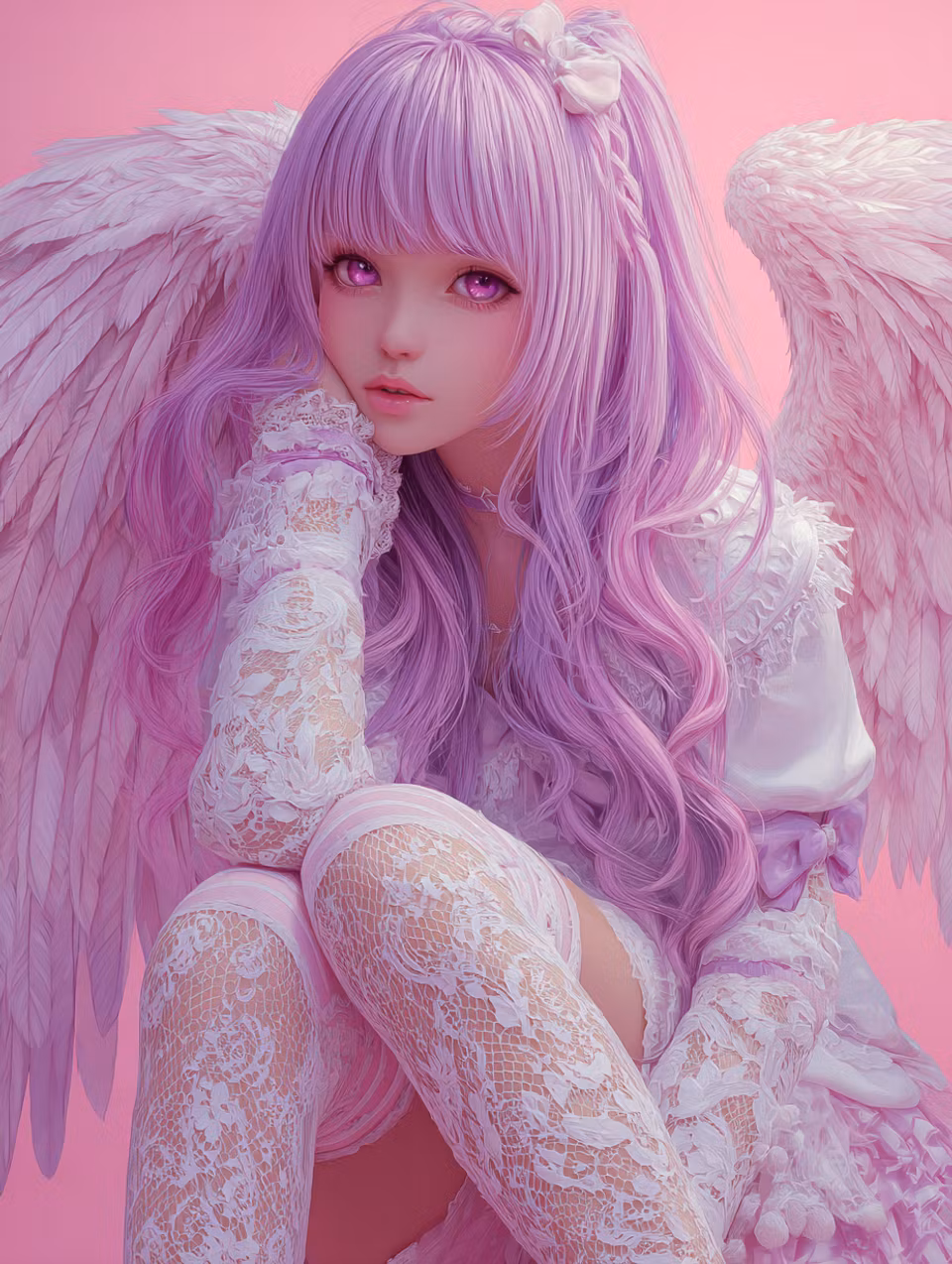 Korsstygn - Vingar av stillhet (Beställningsvara)