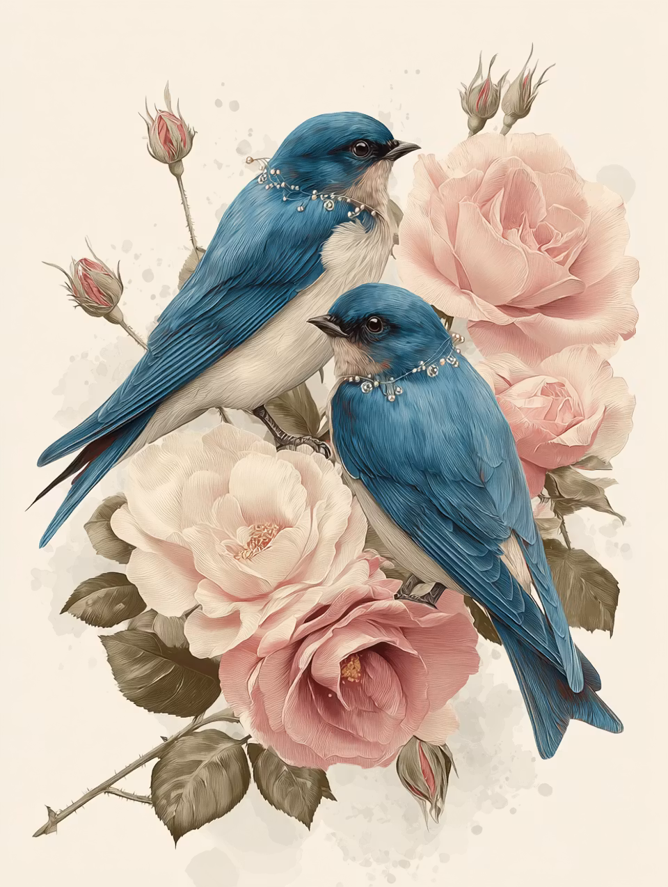 Korsstygn - Vårens finaste duo (Beställningsvara)