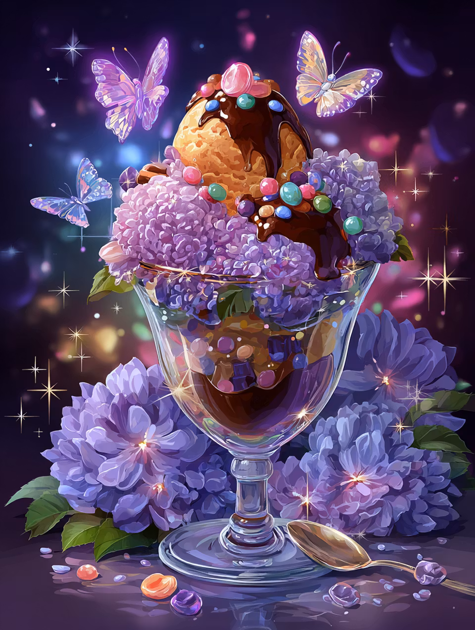 Korsstygn - Drömsk sundae (Beställningsvara)