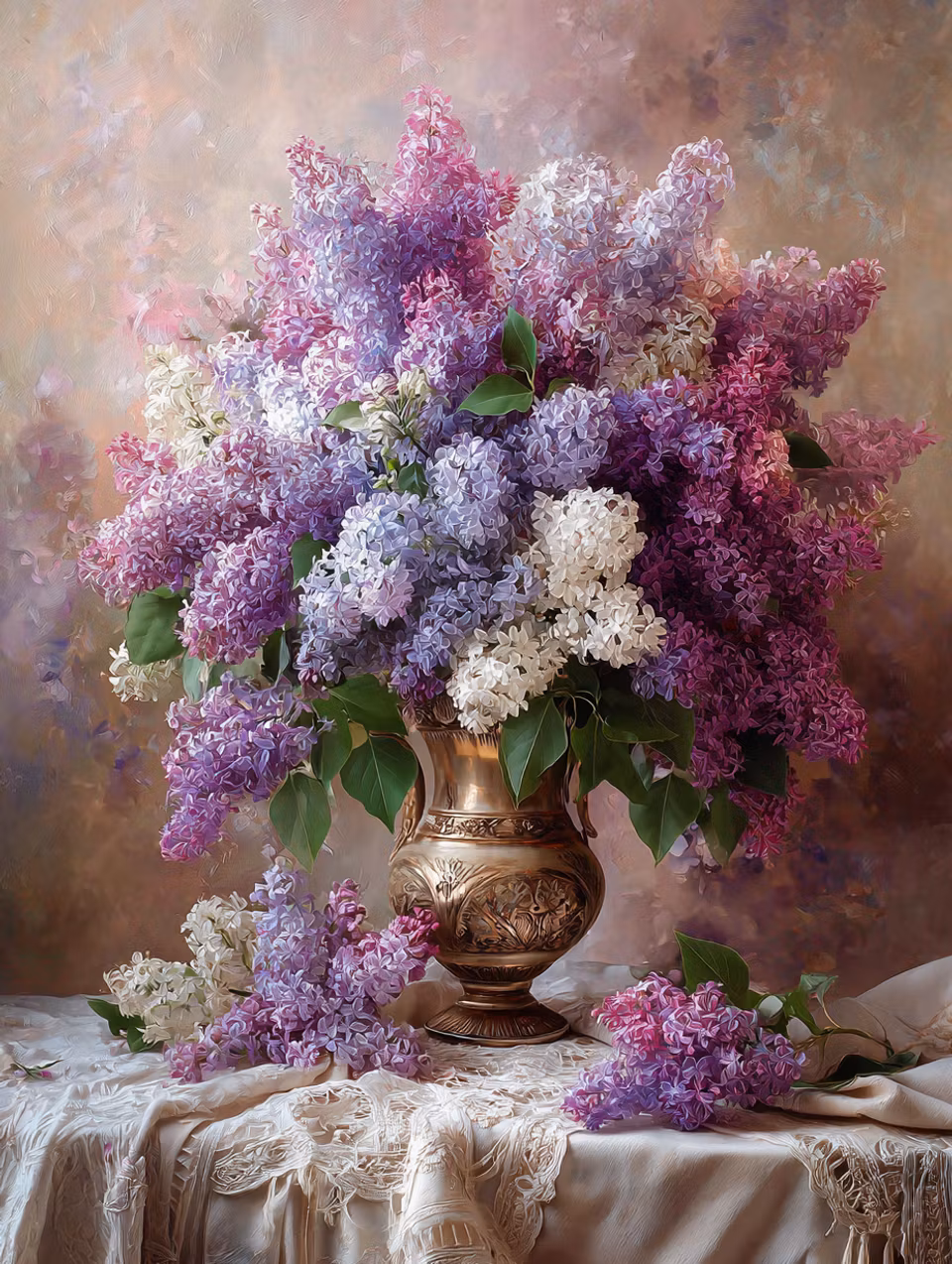 Korsstygn - Vårens mjuka överflöd (Beställningsvara)