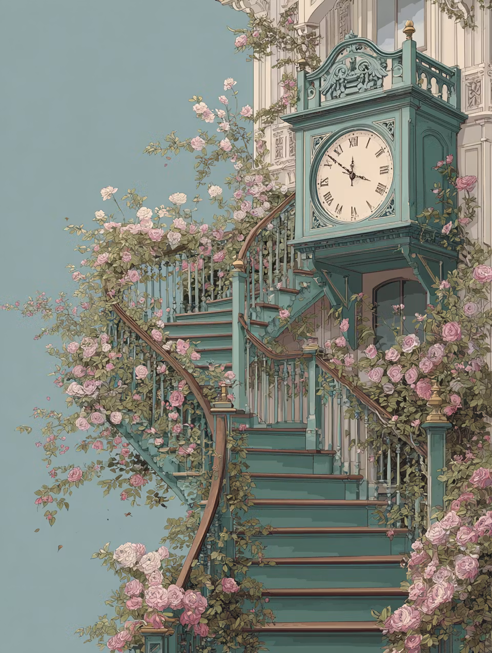 Korsstygn - Tidens hemliga trädgård (Beställningsvara)