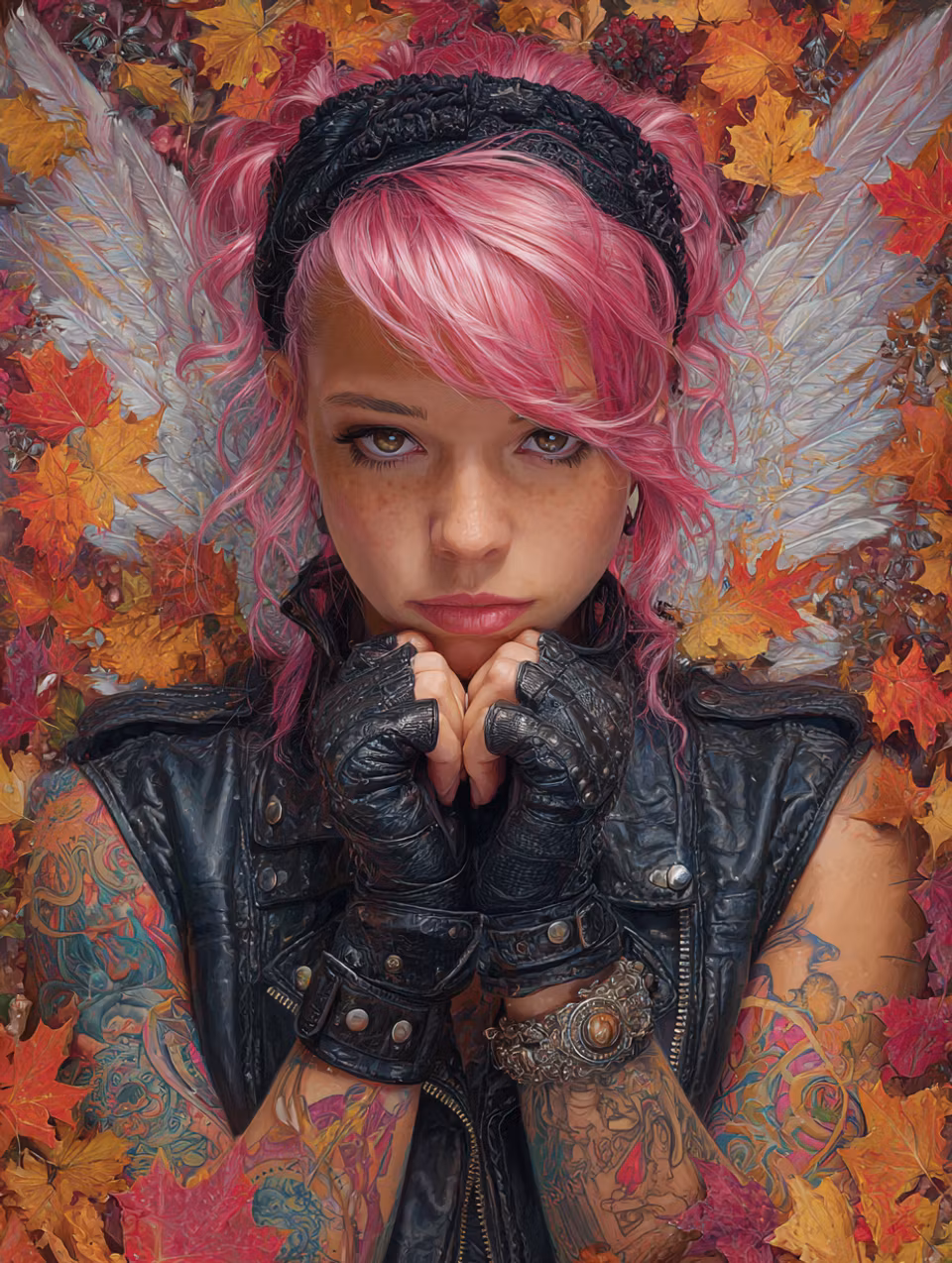 Paint by number - Himlens punkprinsessa (Beställningsvara)