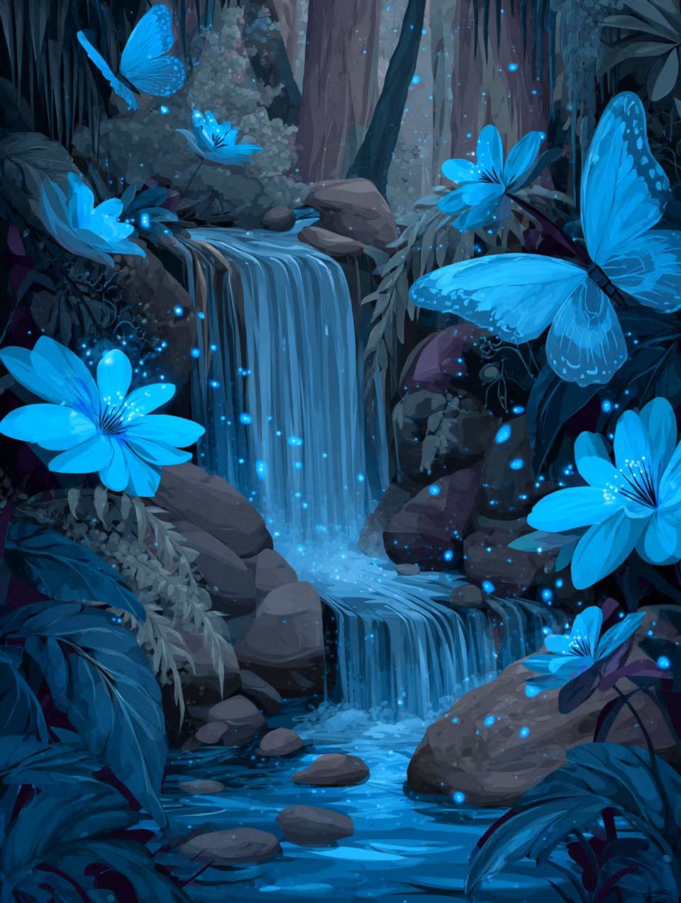 Korsstygn - Fjärilarnas vattenrike (Beställningsvara)