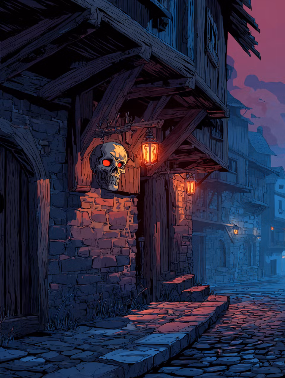 Korsstygn - Den röda lyktans förbannelse (Beställningsvara)