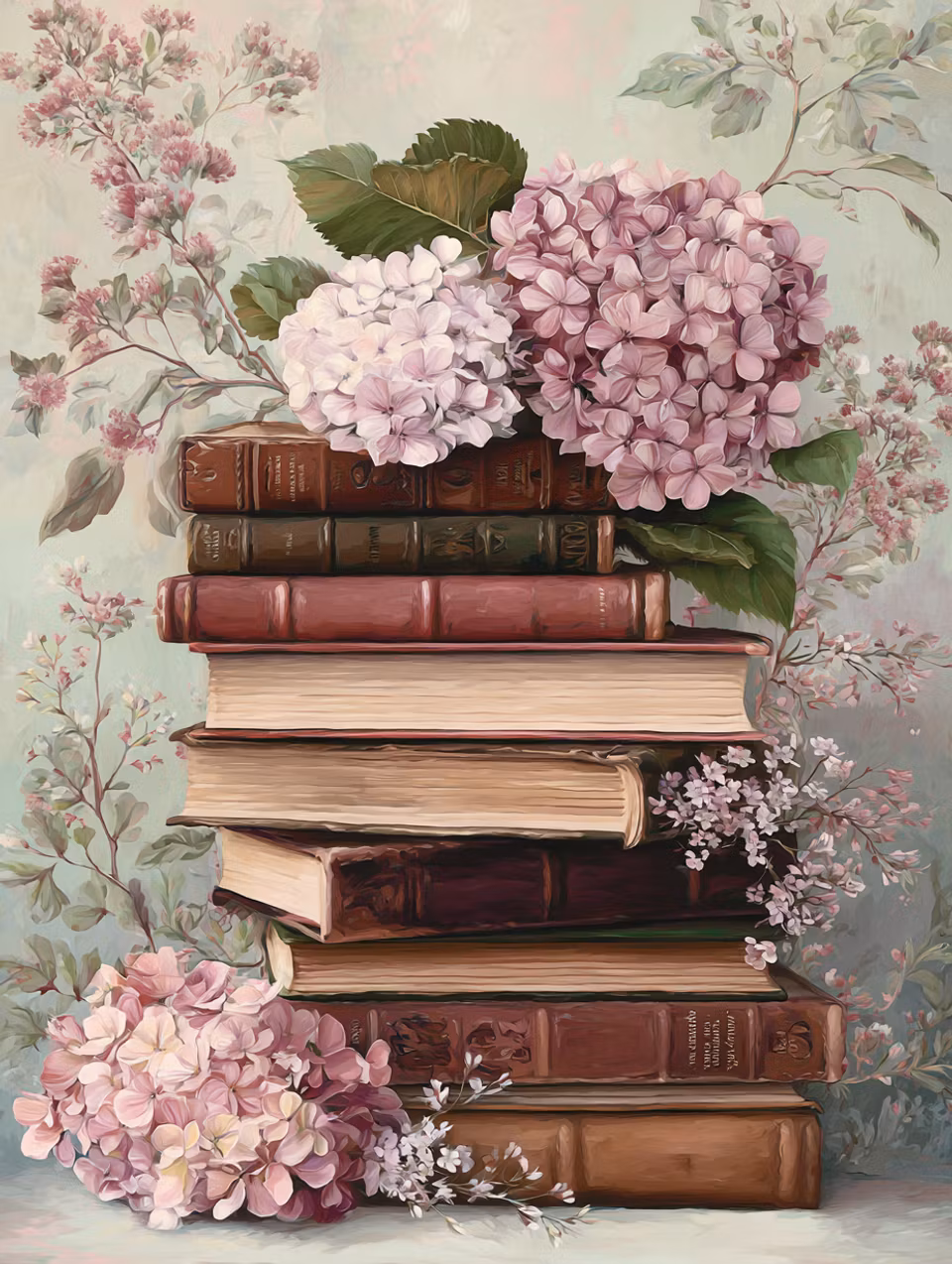 Korsstygn - Romantik i biblioteksstil (Beställningsvara)