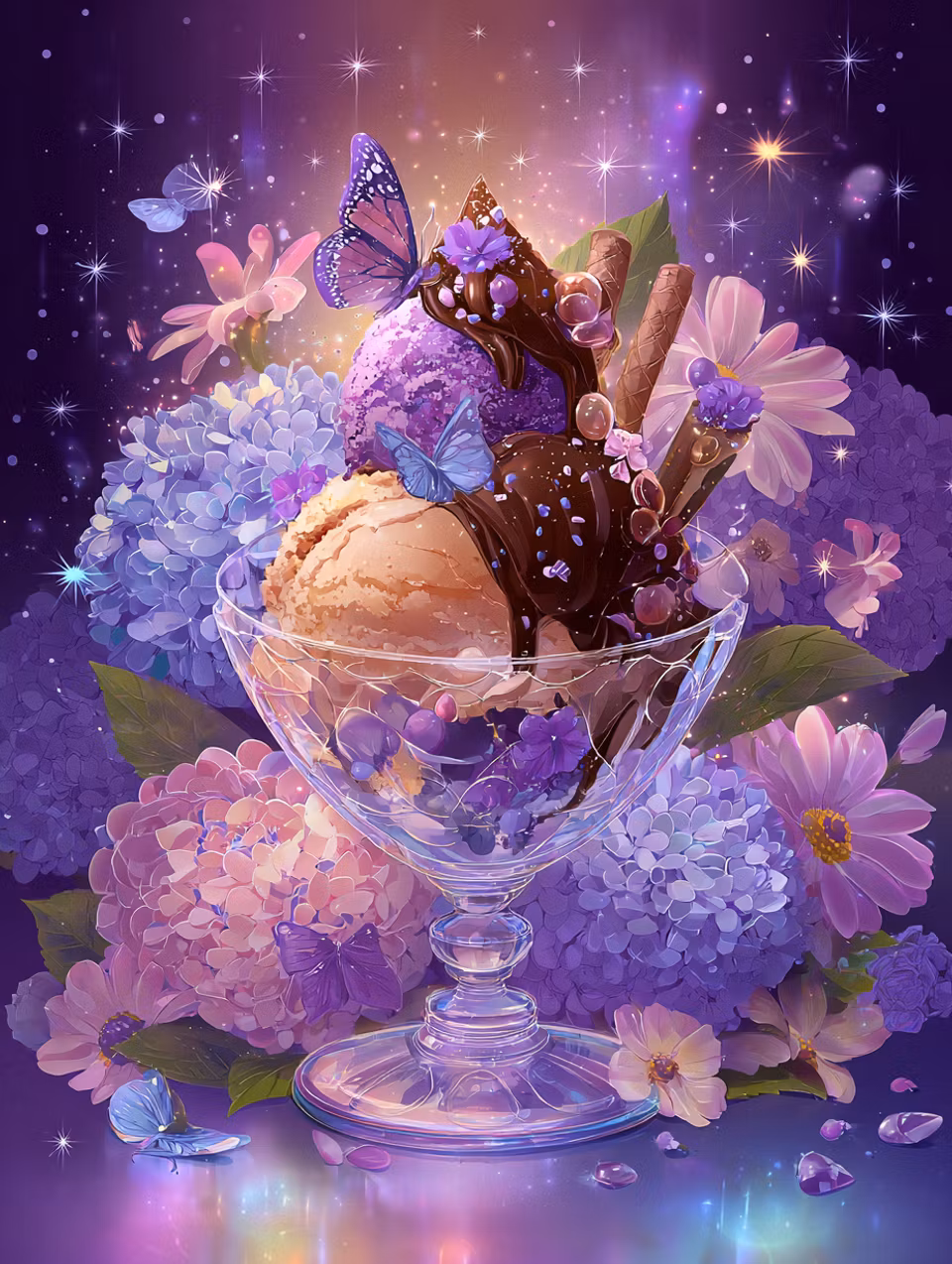 Korsstygn - Fjärilsfrusen lycka (Beställningsvara)