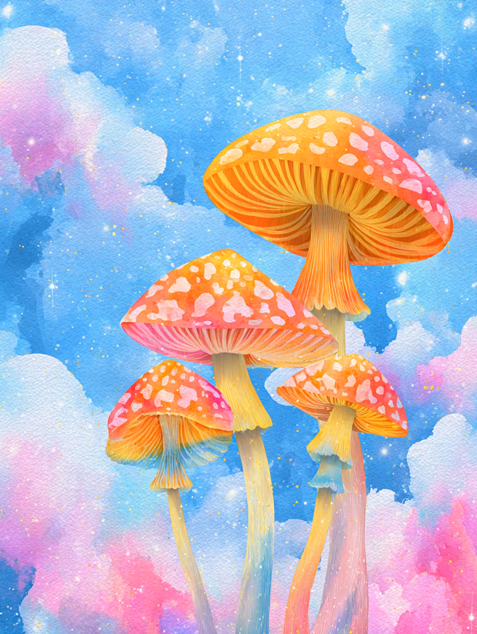 Paint by number - Akvarellens magiska hattar (Beställningsvara)