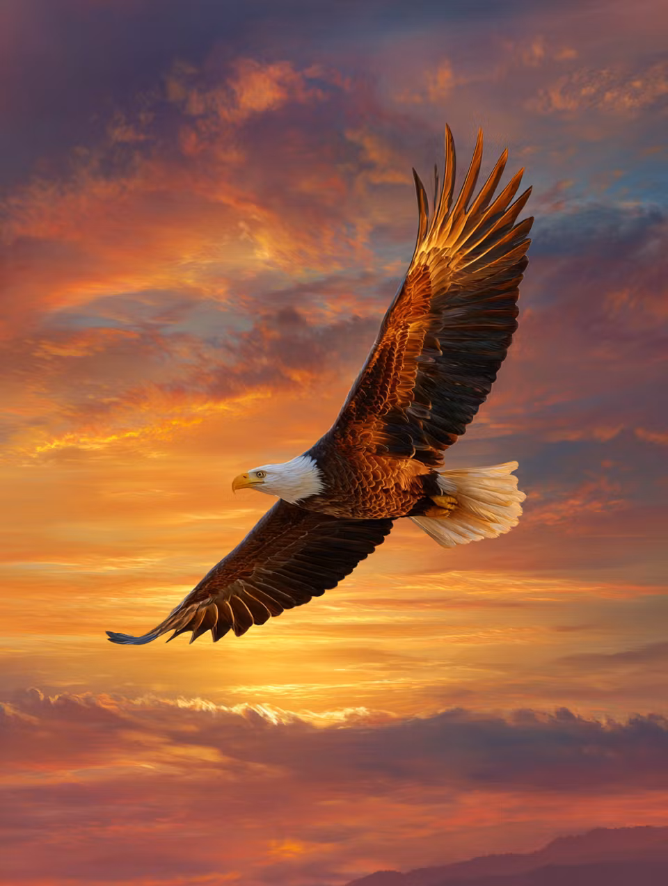 Korsstygn - Högt över horisonten (Beställningsvara)