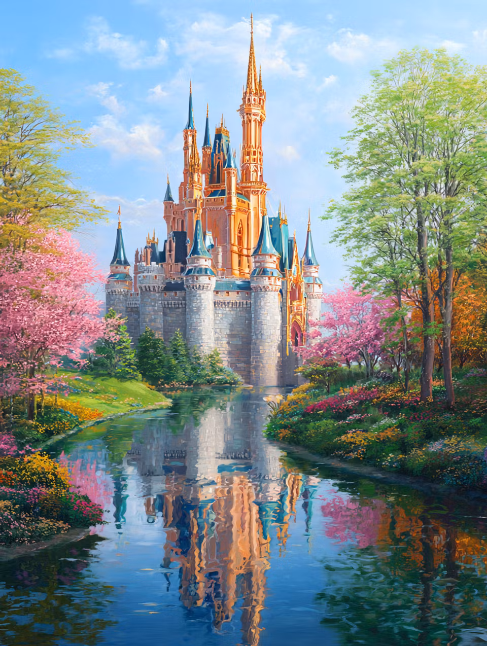 Paint by number - Vårvindar i kungariket (Beställningsvara)