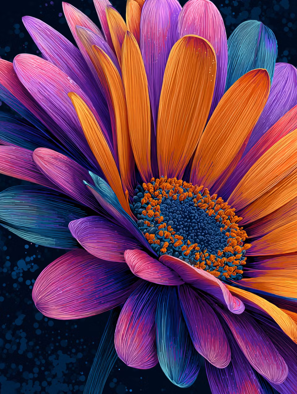 Paint by number - Kosmisk Prästkrage (Beställningsvara)