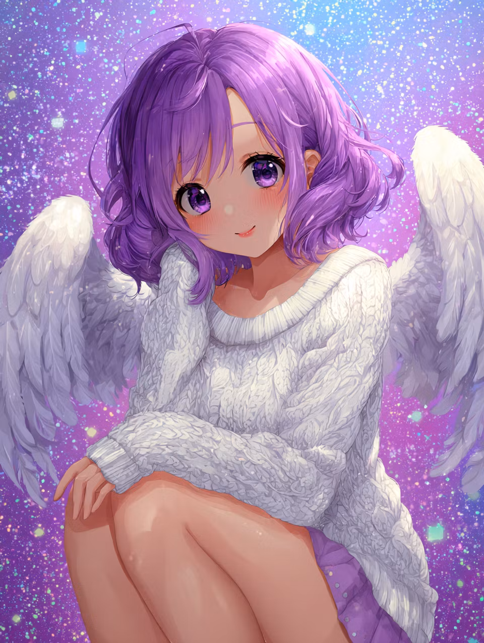 Paint by number - Himlabarnet i Lavendel (Beställningsvara)