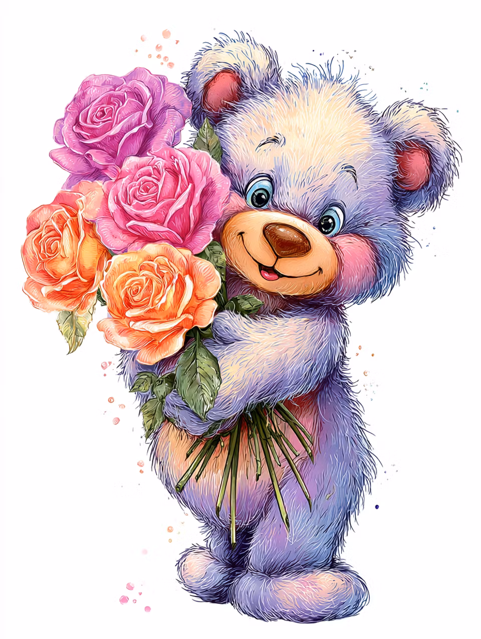 Korsstygn - Rosbudet (Beställningsvara)