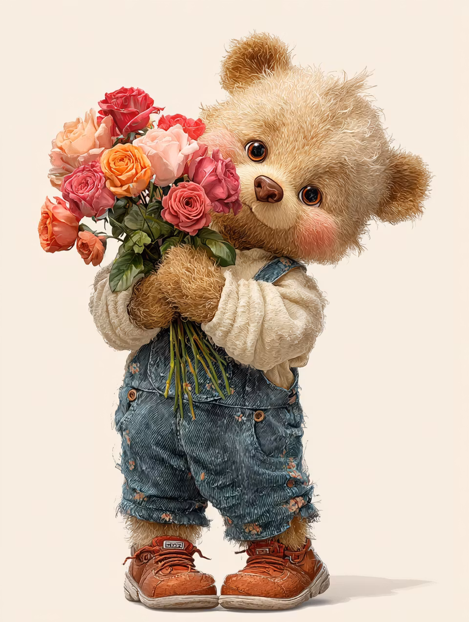 Paint by number - Kramgo Blomsterpojke (Beställningsvara)