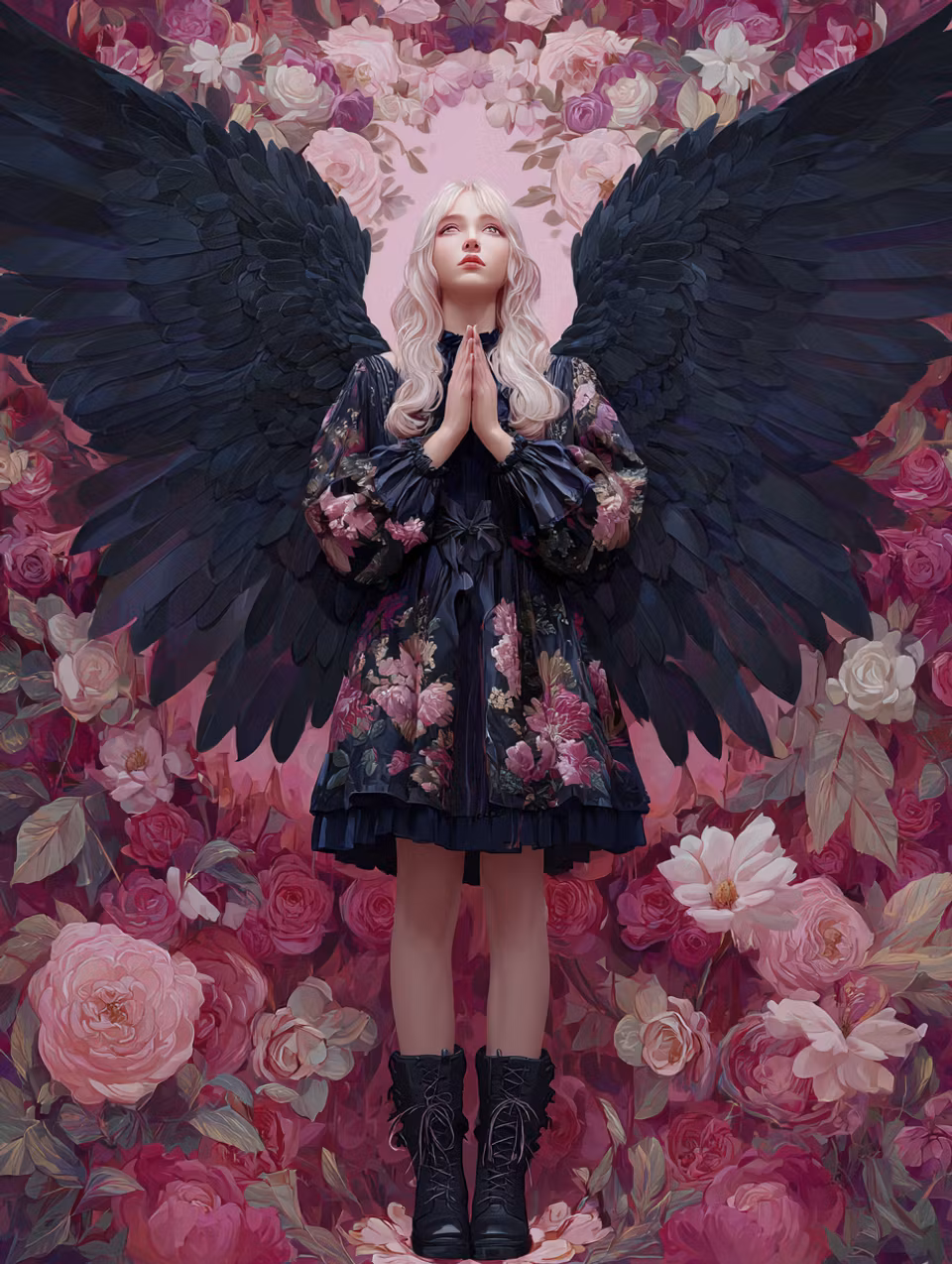 Paint by number - Blomsterportens stilla styrka (Beställningsvara)