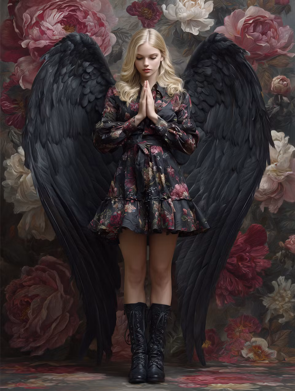 Paint by number - Ängel i nattens trädgård (Beställningsvara)