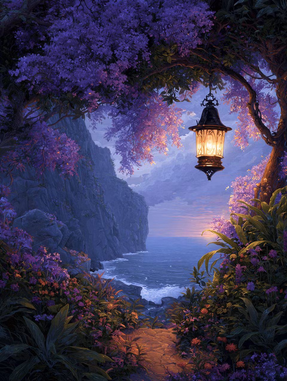 Paint by number - Ljus över Klippkusten (Beställningsvara)