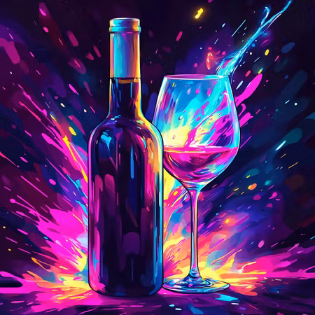 Diamond Painting - Färgernas vin (Beställningsvara)