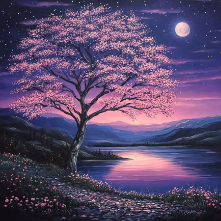 Diamond Painting Akryl - En saga i skymning